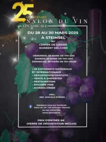 25ème Salon du Vin in Steinsel