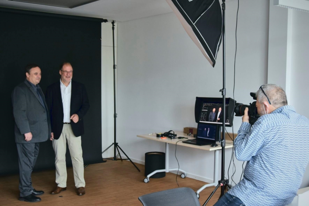 Un studio photo mobile directement en entreprise