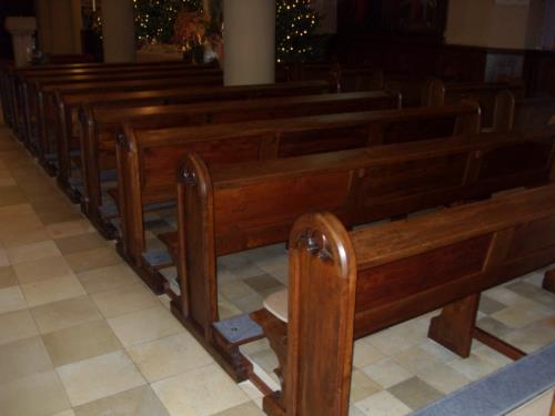 Banc d'église 