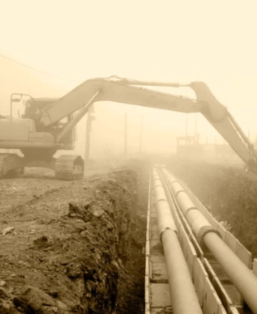 Tuyauterie enterrée