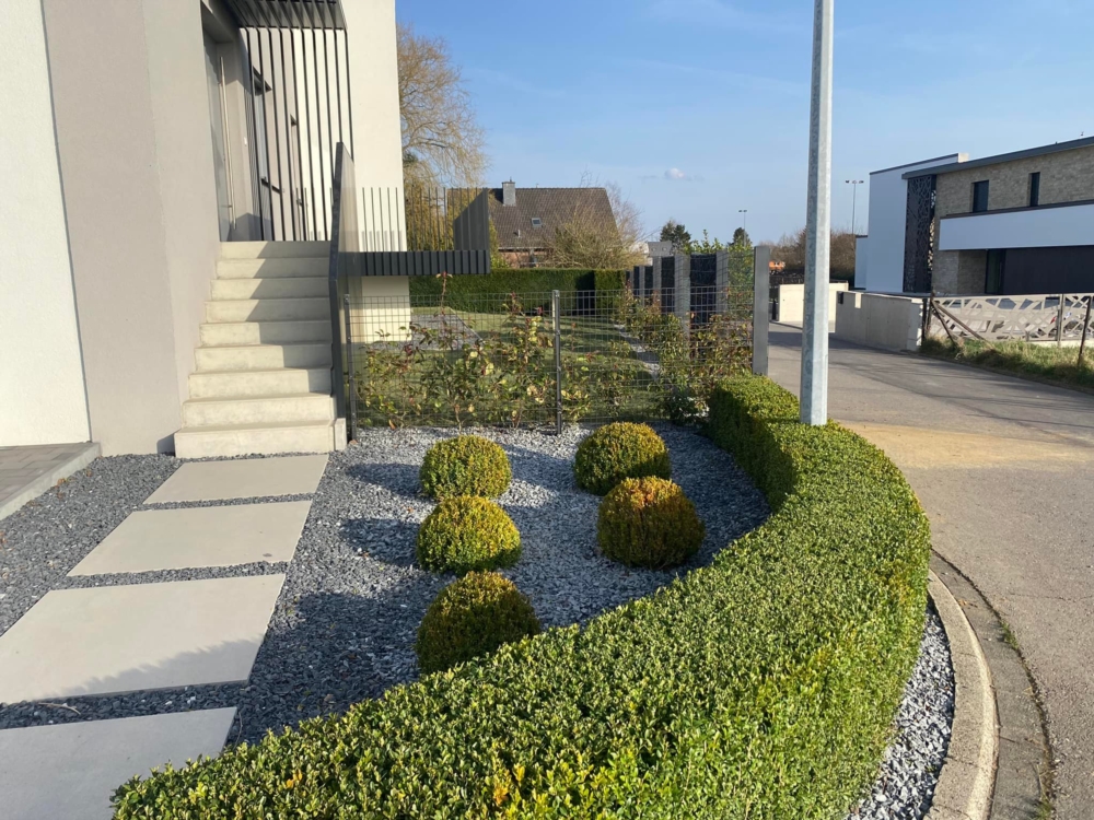 Gabions Zentauro, bordures, allée de maison ,parking, gazon 