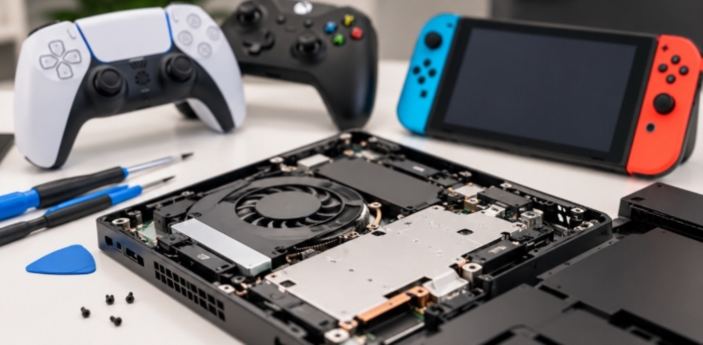 Réparation de consoles de jeux