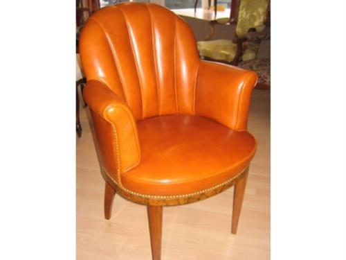 Fauteuil en cuir 