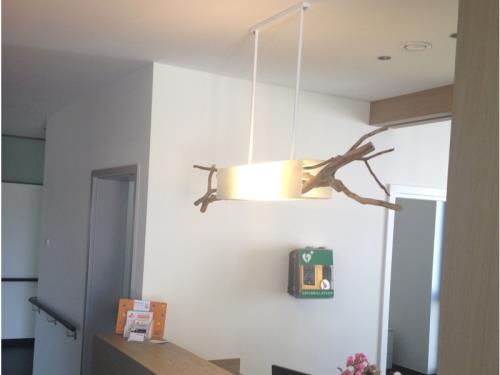 Lustre - décoration en bois