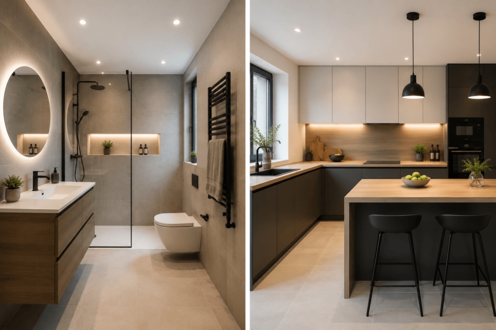 Rénovation de salles de bains et cuisines
