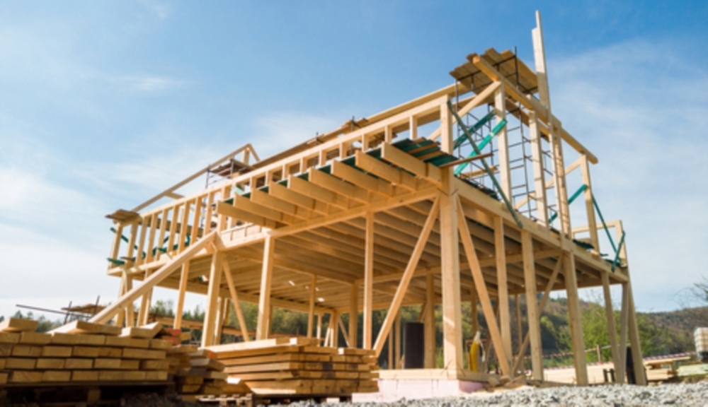 Maison en bois massif