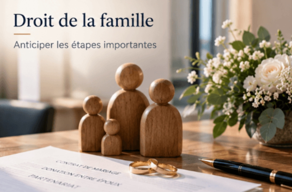 Droit de la famille — Anticiper les étapes importantes