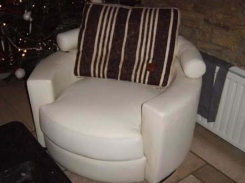 Fauteuil en cuir