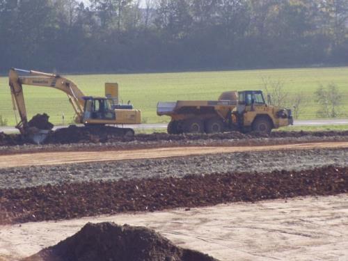 Terrassement et construction de décharges