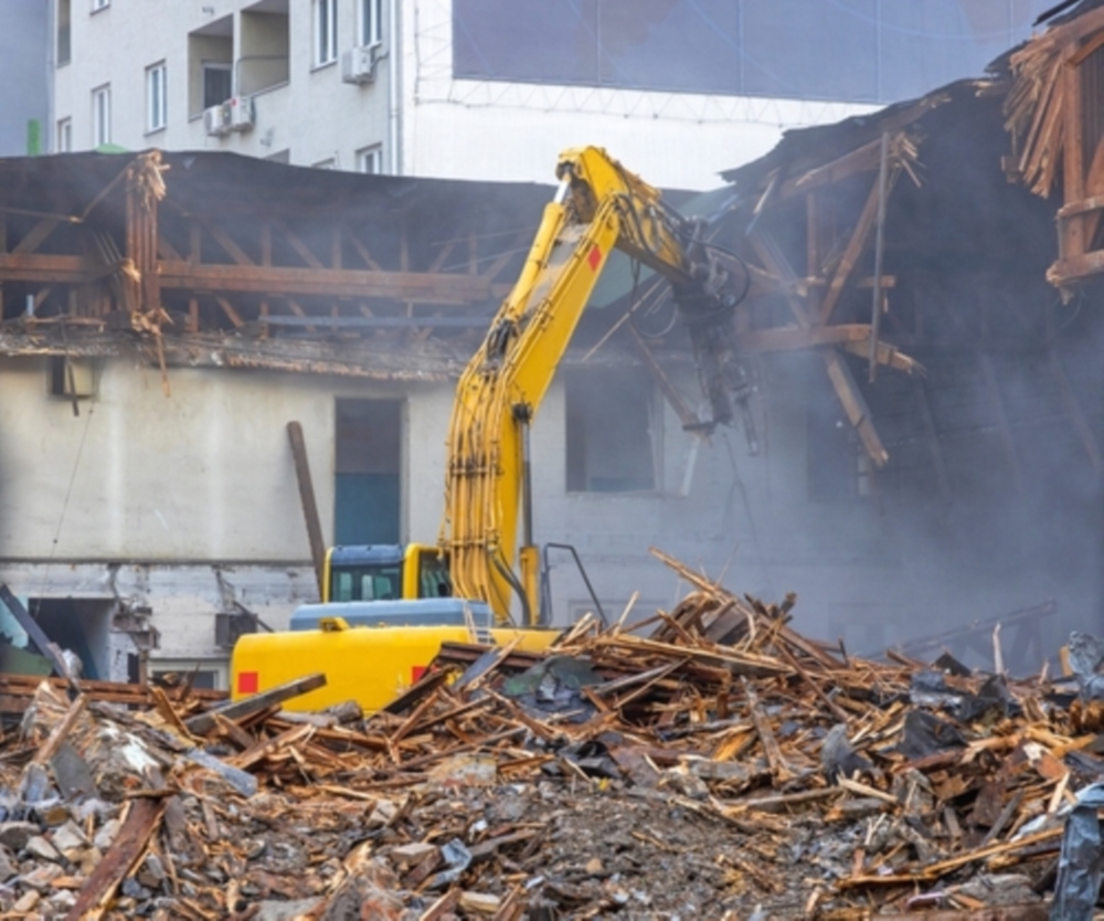 Travaux de démolition