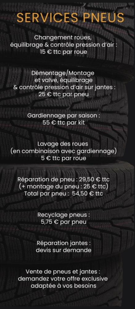 SERVICES PNEUS