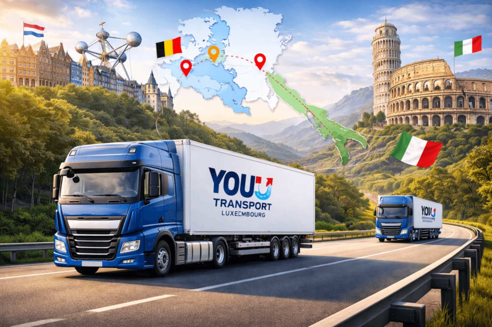 Transport international Benelux – Italie