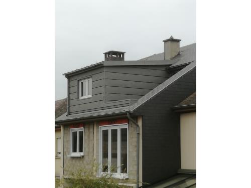 Toiture en zinc à joint debout