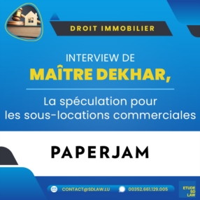 IMMOBILIER: RETOUR DE LA SPECULATION POUR LA SOUS-LOCATION!