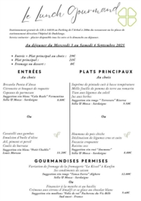 Lunch Gourmand