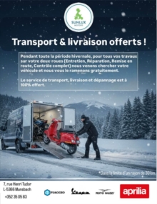 Sunlux Motors : Transport & Livraison Offerts