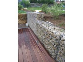 Murs en gabion
