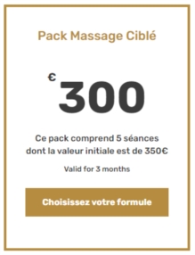 Pack Massage Ciblé