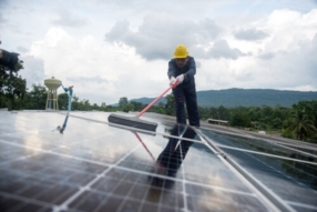 Cleaning solar systems