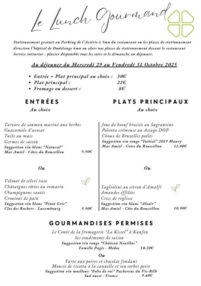 Lunch Gourmand