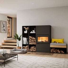 Fireplace and stove construction