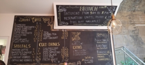 Carte des boissons chaudes et froides