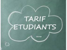 Tarifs étudiants