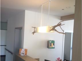 Lustre - décoration en bois