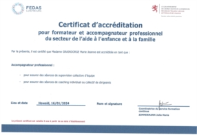 Certification FEDAS