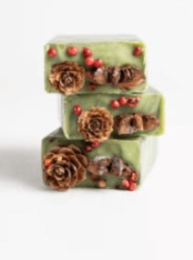 Savon Sapin de Noël, parfumé au pin maritime, sapin, citron 