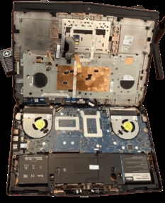 Réparation Alienware 15 R2 qui se fige et surchauffe