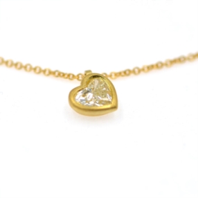 Collier cœur de diamant