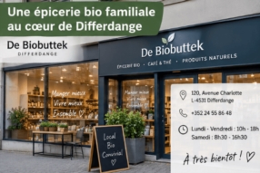 Une épicerie bio familiale au cœur de Differdange