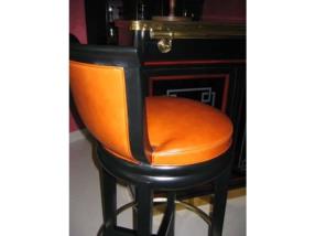 Fauteuil / tabouret de bar en cuir