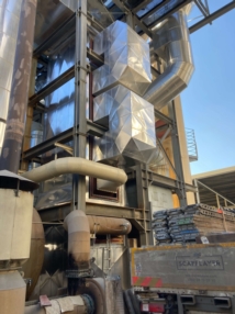Travaux de calorifuge sur échangeur de chaleur