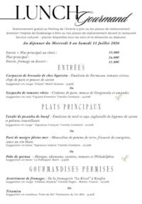 Lunch Gourmand