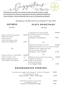 Les Suggestions du marché