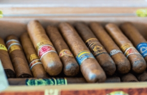 Une large sélection de tabacs et de cigares 