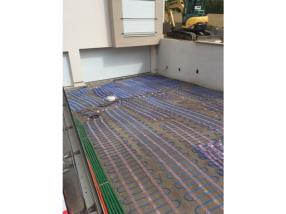 Chauffage rampe de garage 