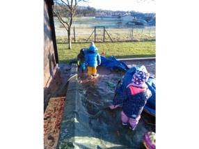 Aire de jeux, bac à sable