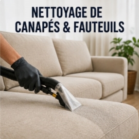 Nettoyage de canapés & fauteuils