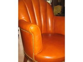 Fauteuil en cuir