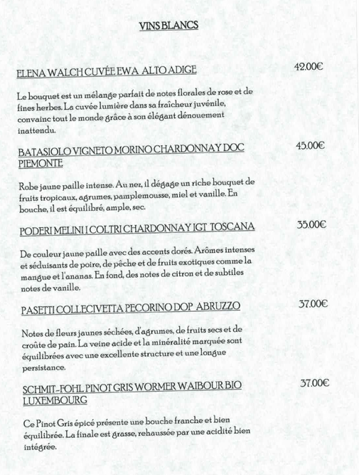 Carte des vins 4