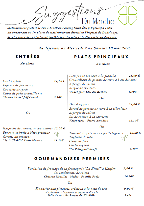 Suggestions du marché 1