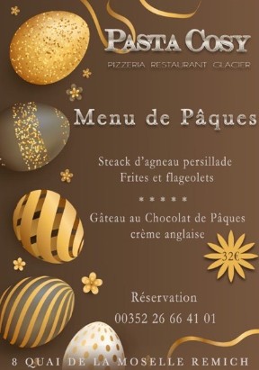Menu de Pâques