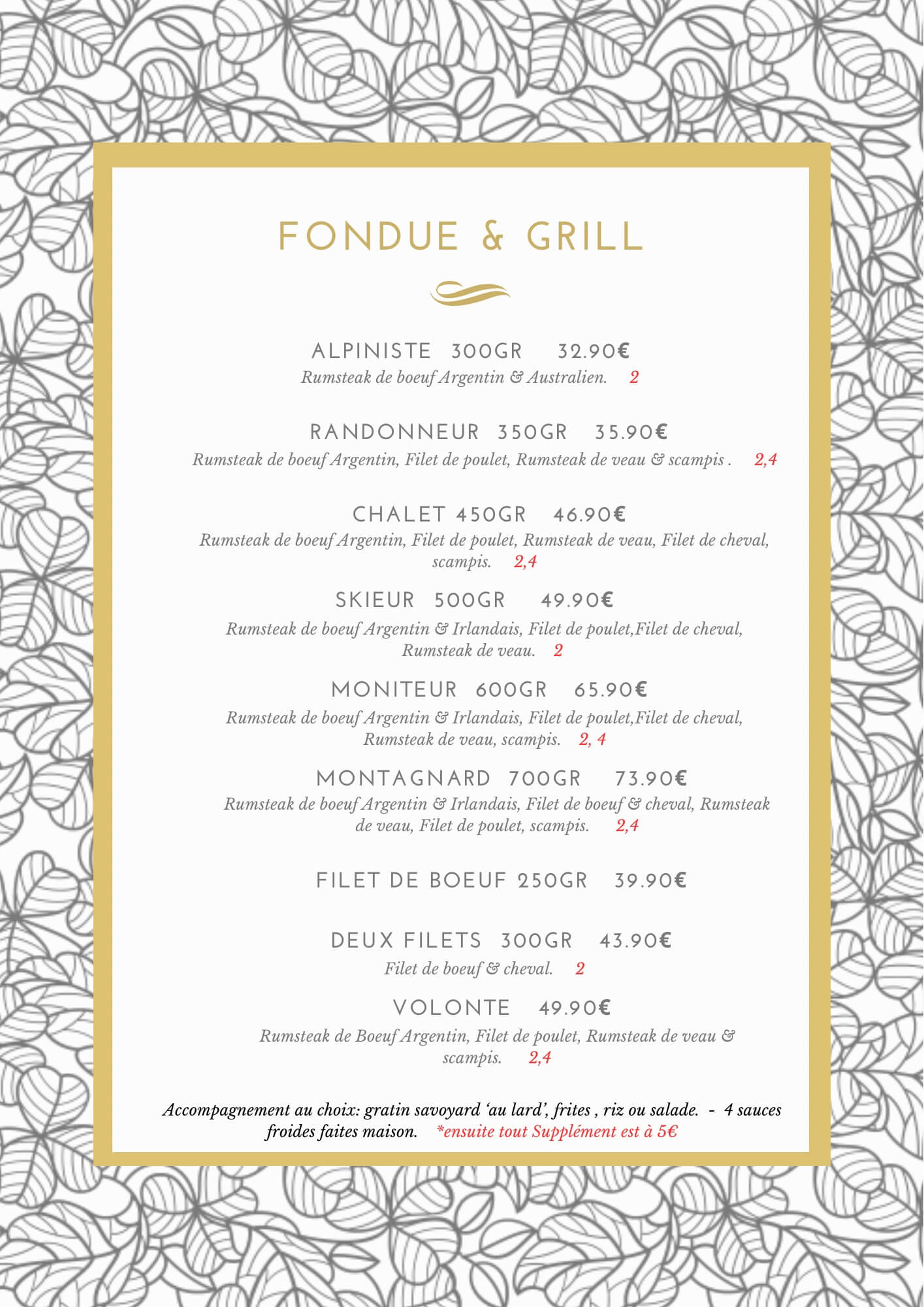 Fondue & Grill