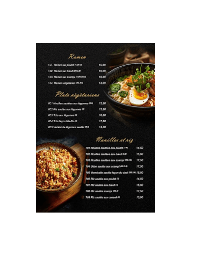 Ramen, Plats végétariens, Nouilles, Riz  1