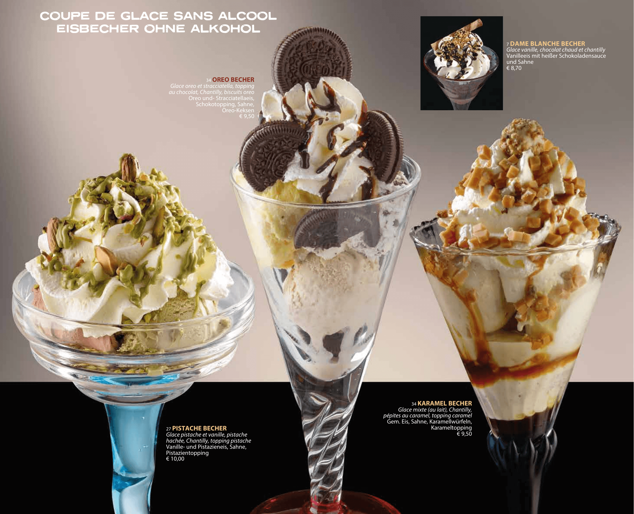 Coupe de glace sans alcool