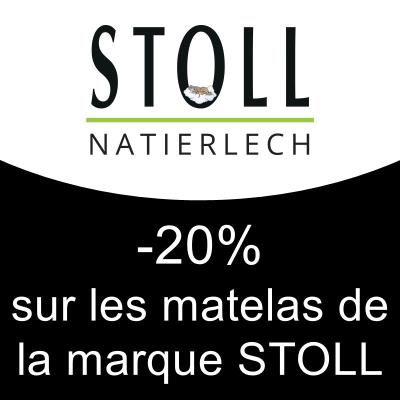 -20% sur les matelas de la marque STOLL